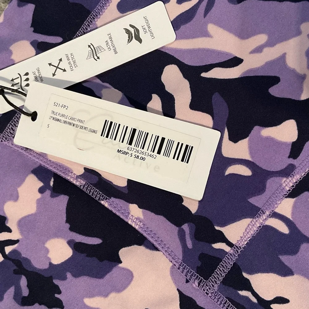 purple camo leggings - Picture 2 of 2